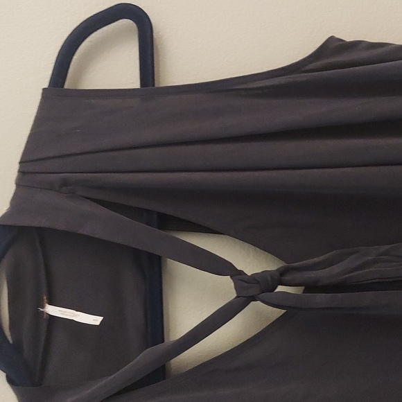 FREE PEOPLE Forget Me Knot Black Washed Sleeveless Top - Picture 8 of 13